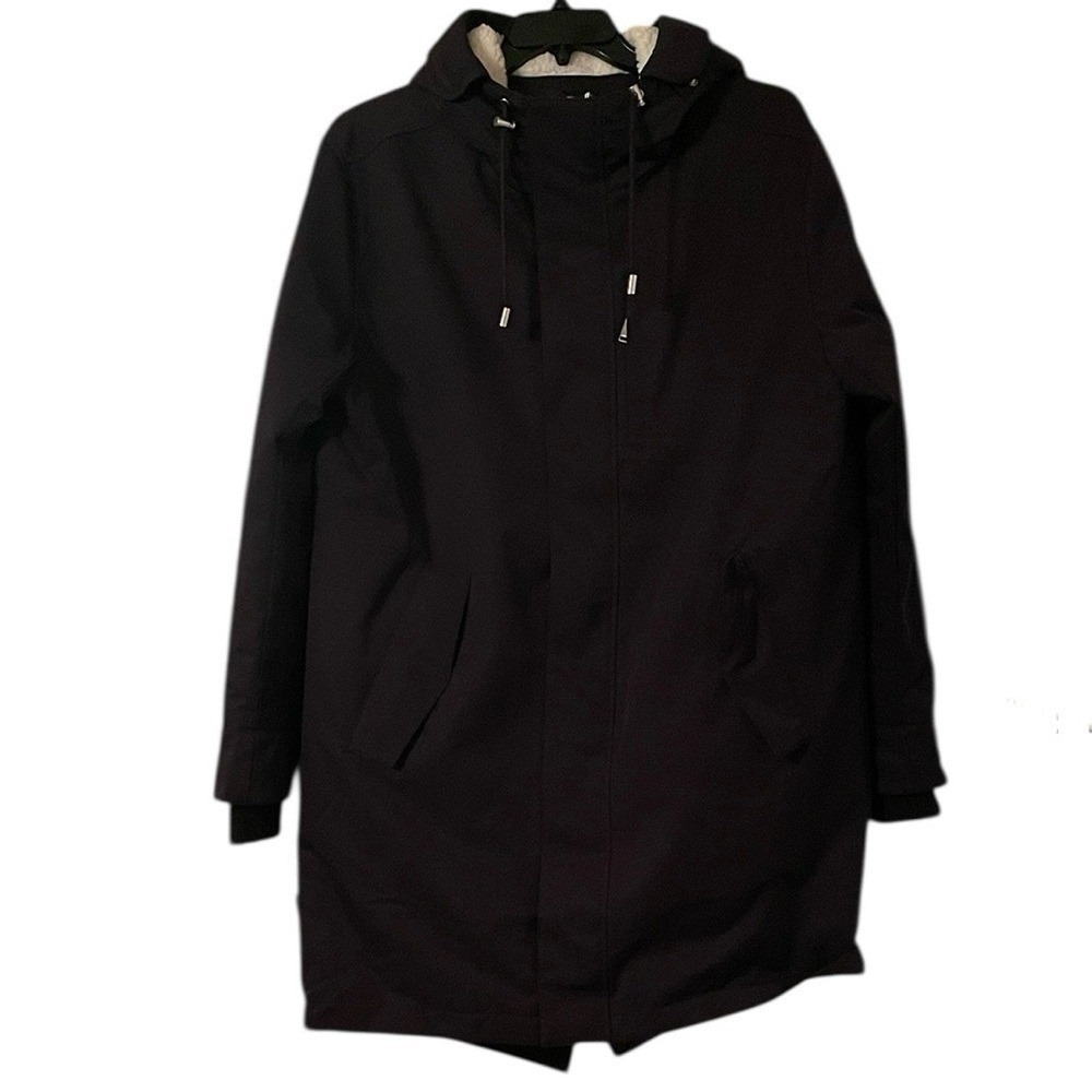 Frank and Oak Men's Black The Alpine Parka‎ Primaloft Water Wind Jacket Size L